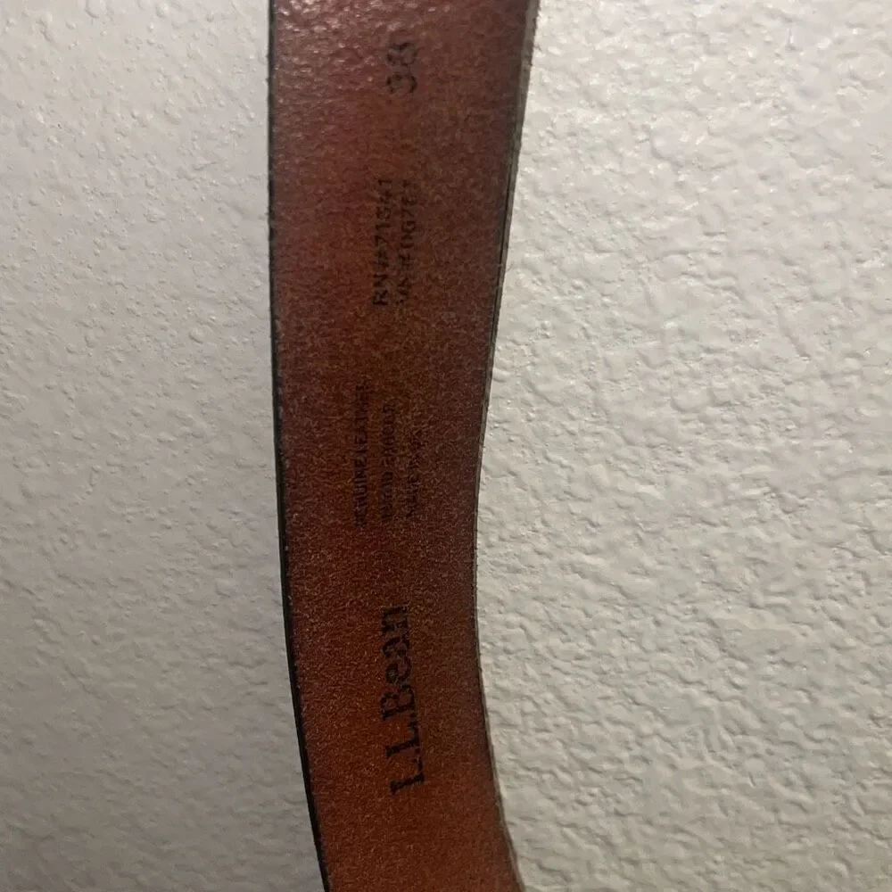 ✨L.L.Bean Men's 1912 Jean Sz 38 Belt✨